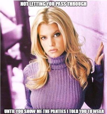 Jessica Simpson sissy captions