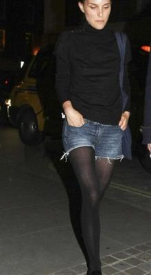 Natalie Portman - Jew Cunt Actress in Pantyhose