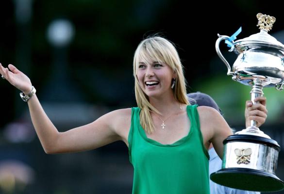 Maria Sharapova Australian Open Trophy