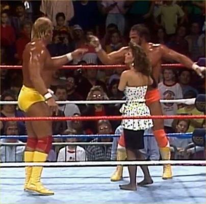 Miss Elizabeth pieds nus en collants et bas de nylon (WWF WWE WCW)