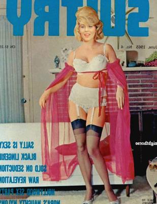 new nighthorse fakes: Classic actress in vintage lingerie