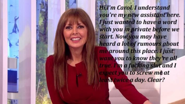 Carol Vorderman te veut