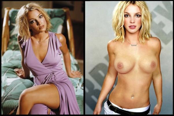 Falsificaciones de tetas de Britney Spears