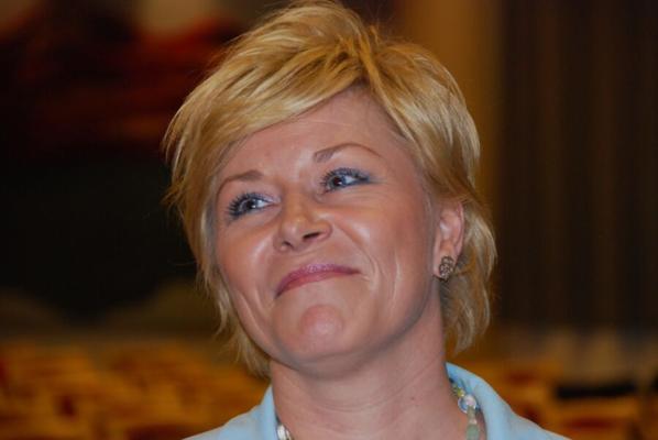 Conservative Siv Jensen always makes me cum hard