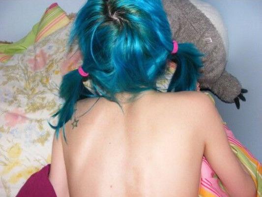 Blue hair