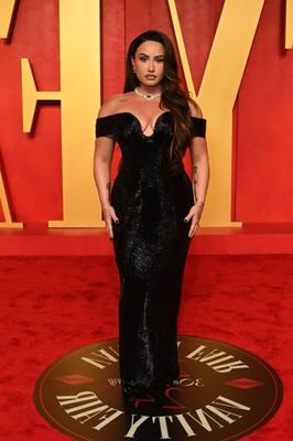 Demi Lovato na festa do Oscar da Vanity Fair