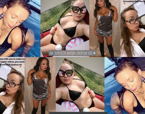 Jessie Thong Teen arbeitet schwanzhärtend in Tanga-Bikinis