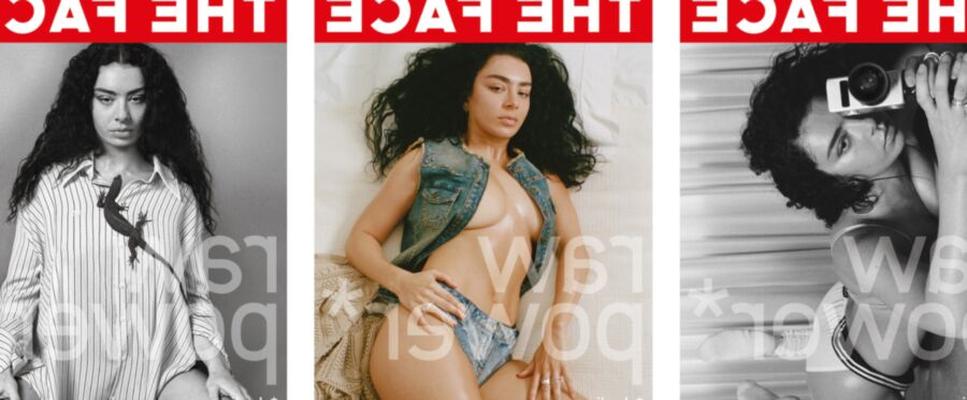 Charli XCX - The Face Magazine - Ensemble de haute qualité