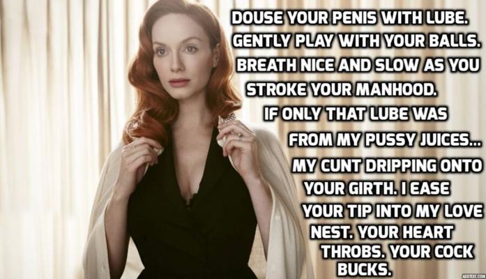 Christina Hendricks se branle, instructions