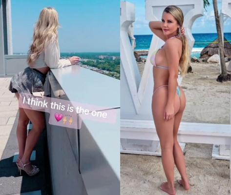 Sarah K - Défi de strip-teaseuse en bikini