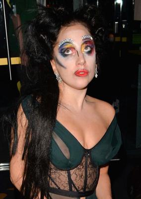 Lady Gaga Nippelshow in Manchester, Großbritannien,