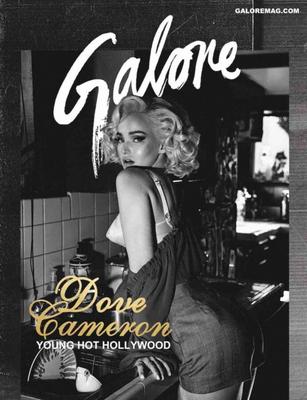 Фотосессия Dove Cameron в стиле ретро в стиле пин-ап