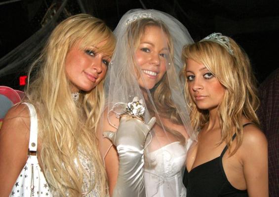 Paris Hilton and Mariah Carey