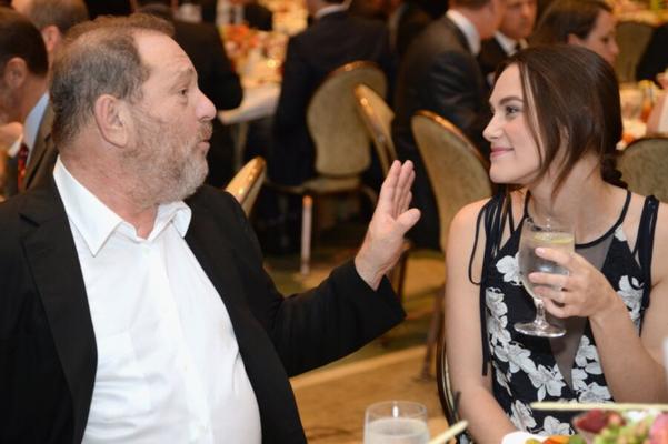 Kiera Knightly con Weinstein