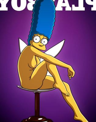 Damals posierte Marge Simpson für den Playboy