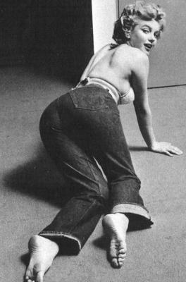 Marilyn Monroe Ass - Jeans