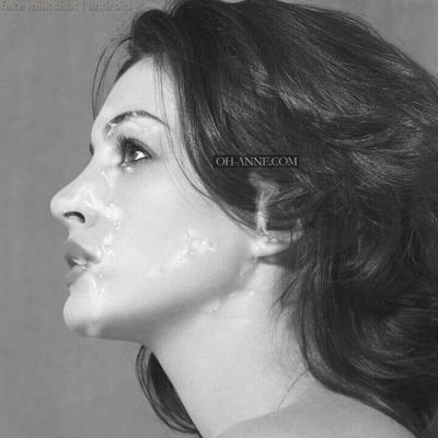 Anne Hathaway facializada