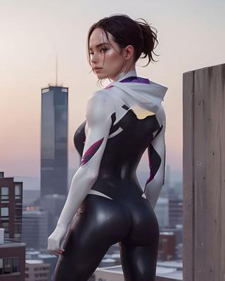 Daisy Ridley dans le rôle de Spider-Gwen