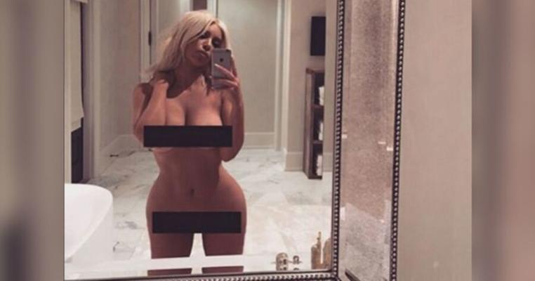 KIM KARDASHIAN SELFIE DE SEGUNDA-FEIRA