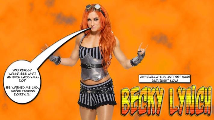 Becky Lynch de la WWE...... Je vais bientôt faire une vidéo hommage !!!!!