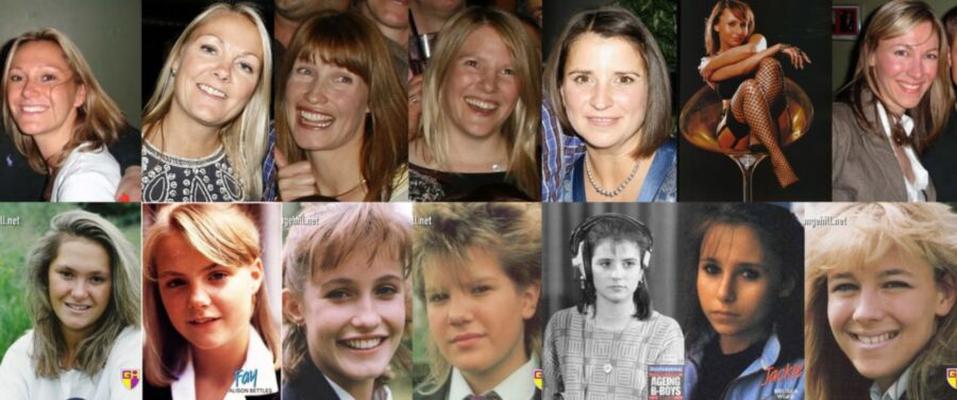 Grange Hill Babes antes e agora