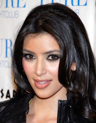 visage de Kim Kardashian