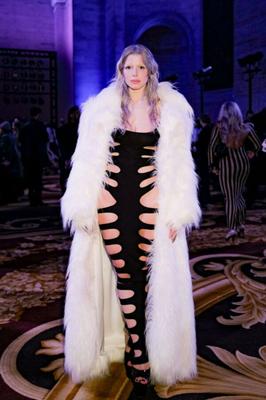 Julia Fox at LaQuan Smith FW Runway Show in New York