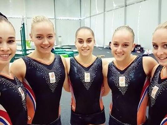 Dutch olympic gymnast team