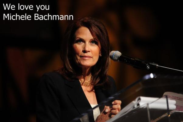 Je convoite la conservatrice Michele Bachmann