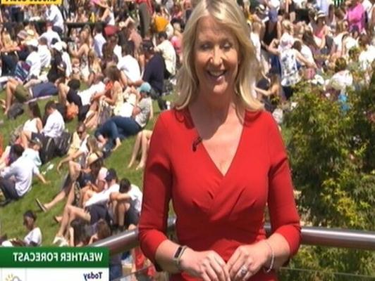 Carol Kirkwood in Wimbledon