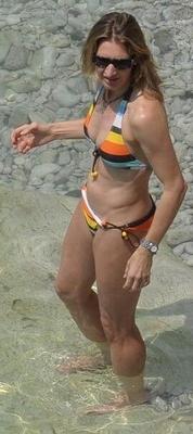 Steffi Graf im Bikini