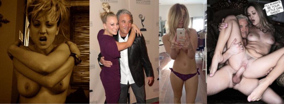 Kaley knows how to keep her Daddy Gary happy