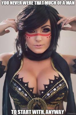 Jessica Nigri sissy captions