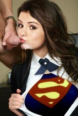 Selena Gomez As SuperGirl Blowjob