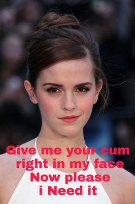 Emma Watson Needs your Cum / Cum Tribute her