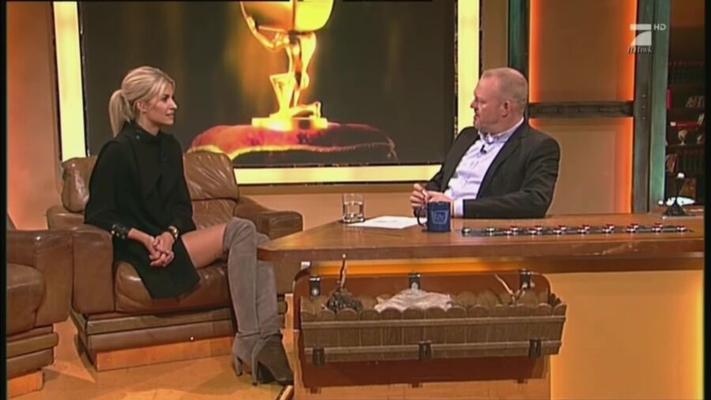 Lena Gercke em Overknees bei Raab