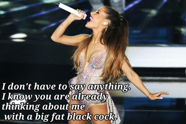 Ariana Grande aime la bite noire