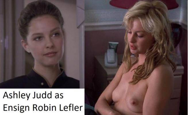 Actrices de Star Trek Next Generation vestidas/desnudas