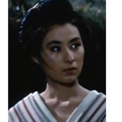 Atriz japonesa cadela Masayo Banri em Zatoichi Fugitive