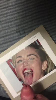 Cum Tribute to Miley Cyrus