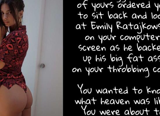 Emily Ratajkowski Bi Caption