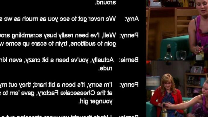 Paródia da Teoria do Big Bang: Penny precisa de dinheiro.