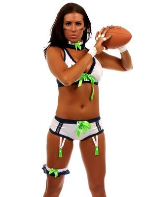 Angela Rypien/jogadora de futebol americano