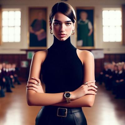 Dua Lipa, enseignante au lycée