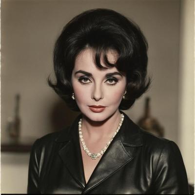 A.I. Elizabeth Taylor in Leather