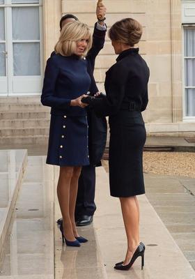 GILF Meia-calça política Brigitte Macron (França)