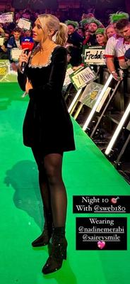 British TV Presenter Emma Paton looking sexy in tights