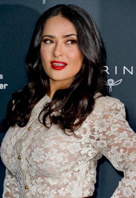 TIT MILF SALMA HAYEK, White Lace Dress a besoin d'un travail de vomir d'elle