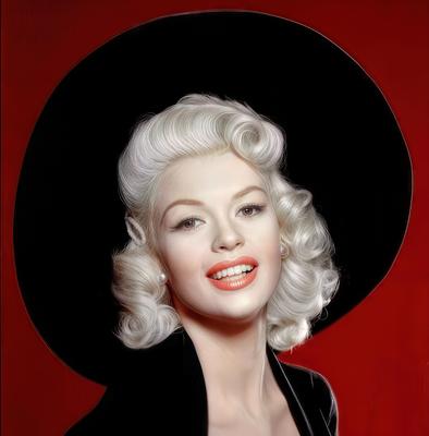 Jayne Mansfield's face in ultra high resolution III